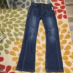 Dark Indigo Flare Jeans